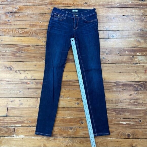 TRUE Religion Casey low rise super skinny flap pockets stretch made in USA 25 - Picture 10 of 13